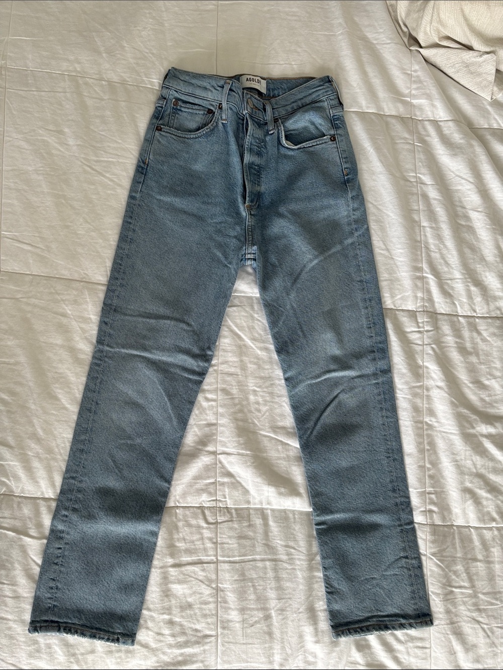 Agolde Riley Slim Jeans Size 24 - Picture 4 of 6